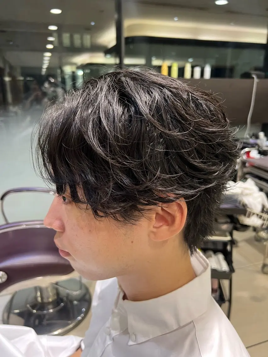ショート パーマ メンズ カット パーマ トリートメント 🇺🇸サーフカール 🇺🇸ケンシロウのヘアスタイル
