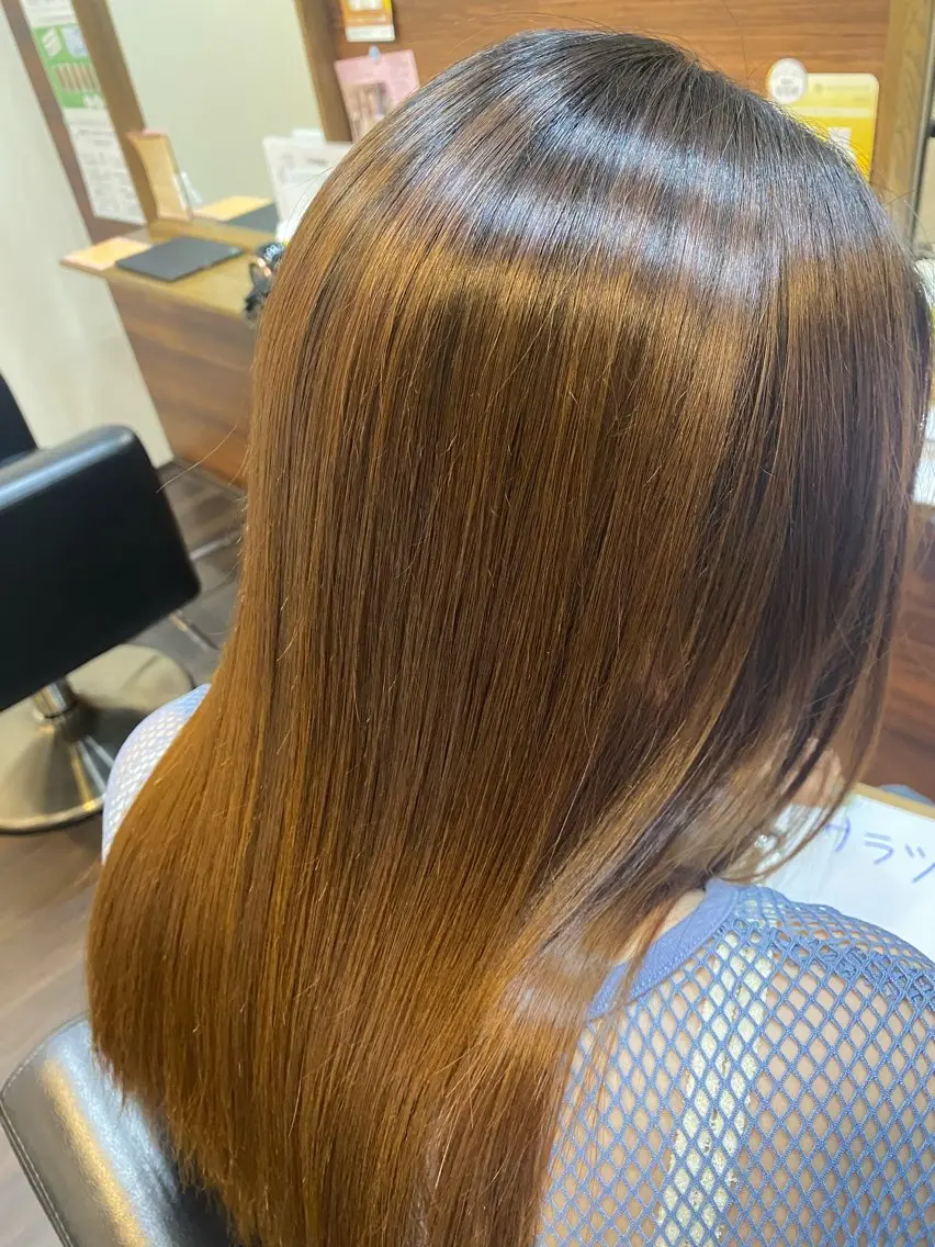ロング 髪質改善 杉宮 慧美のヘアスタイル