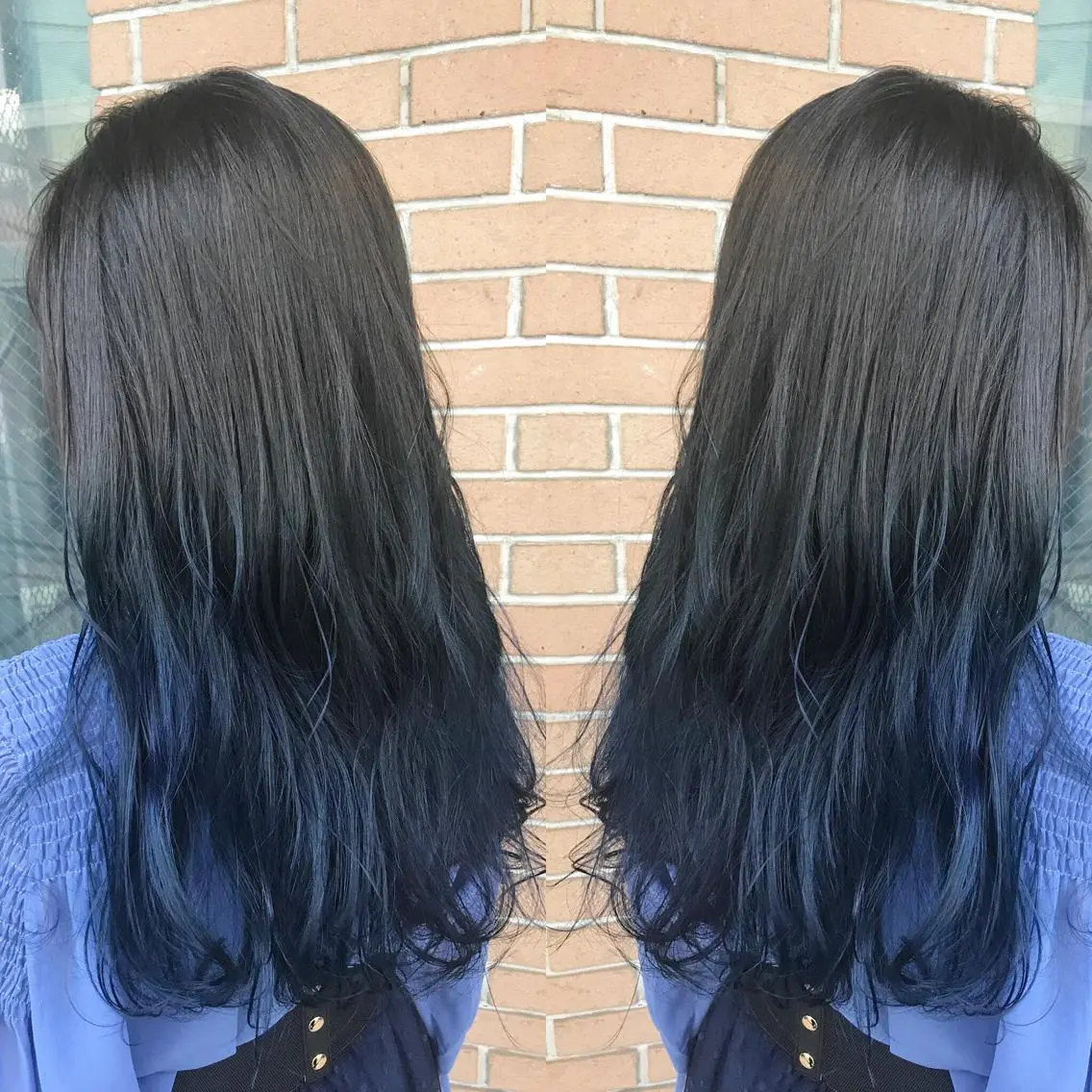 カラー ヘアアレンジ メンズ キッズ ネイル マツエク・マツパ ネイビーカラー ネイビー サロンドミルク 渋谷高比良のヘアスタイル