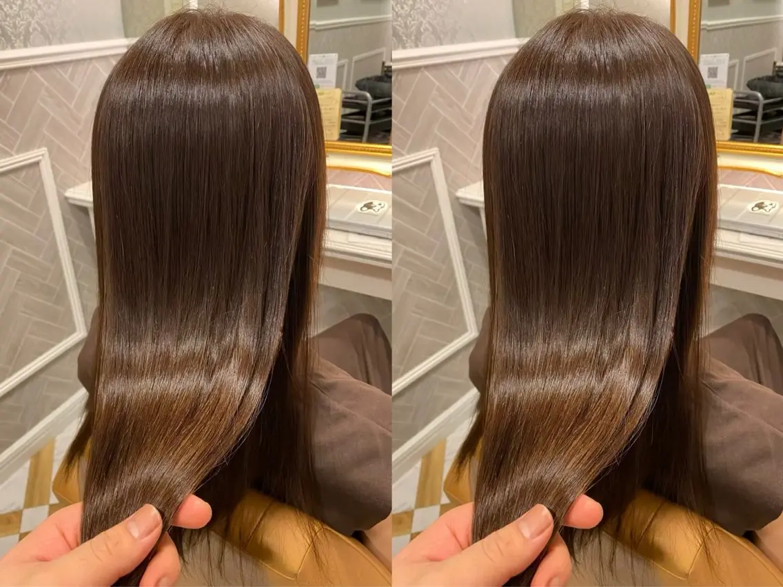 ロング 艶カラー美髪縮毛矯正 /髪質改善✨️ユウキのヘアスタイル