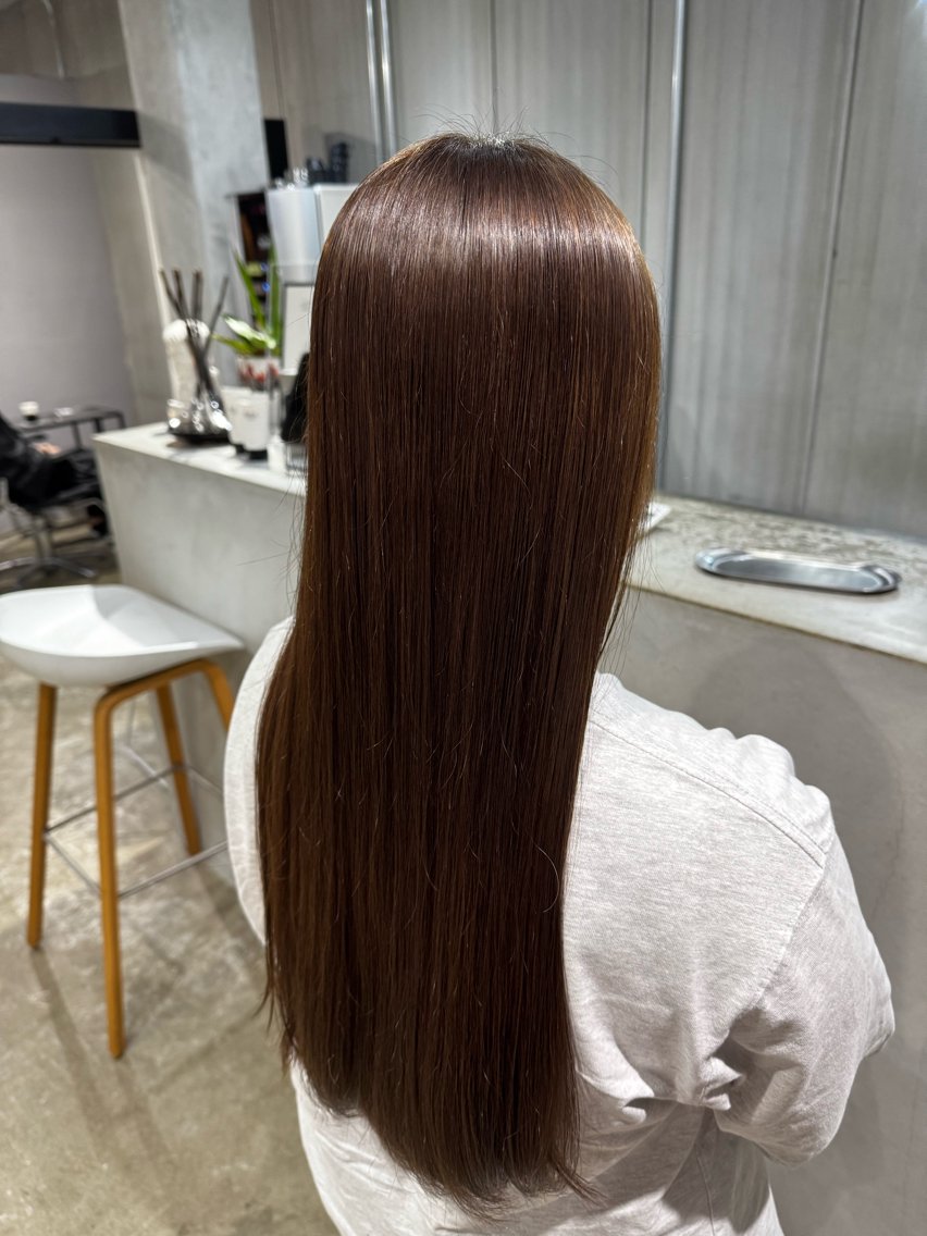 ロング カラー ヘアカラー マエダ ユウキのヘアスタイル
