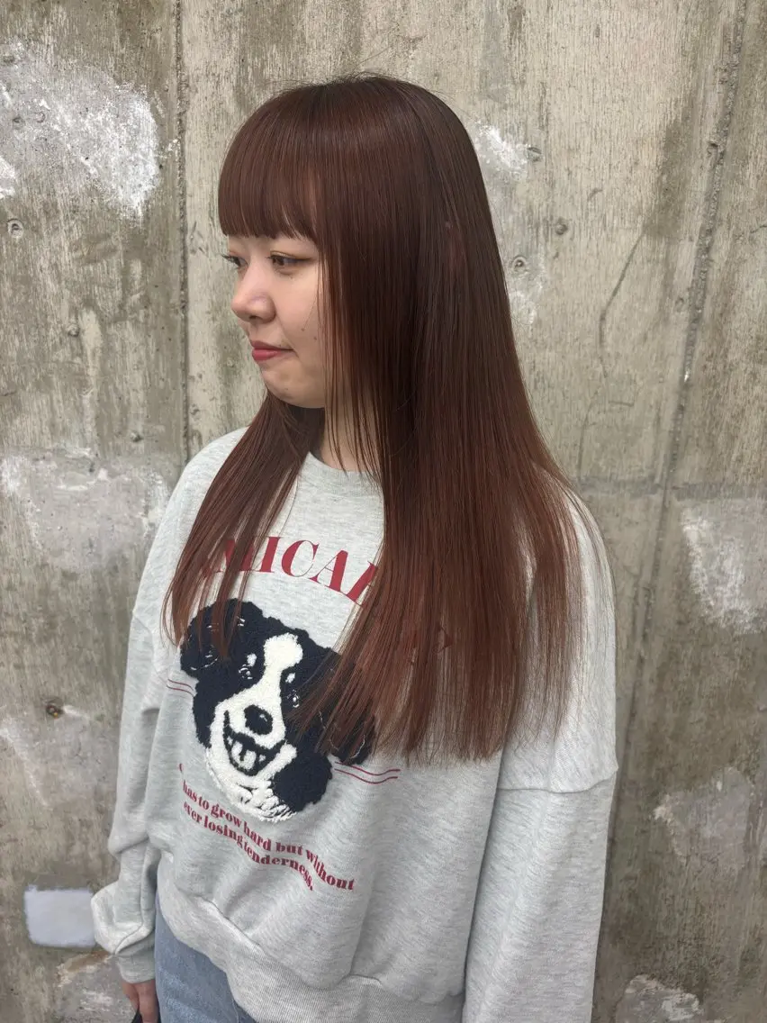 ロング 木下 茅沙のヘアスタイル