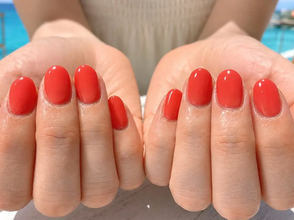ネイル オレンジ Nailsalon Rのネイルデザイン