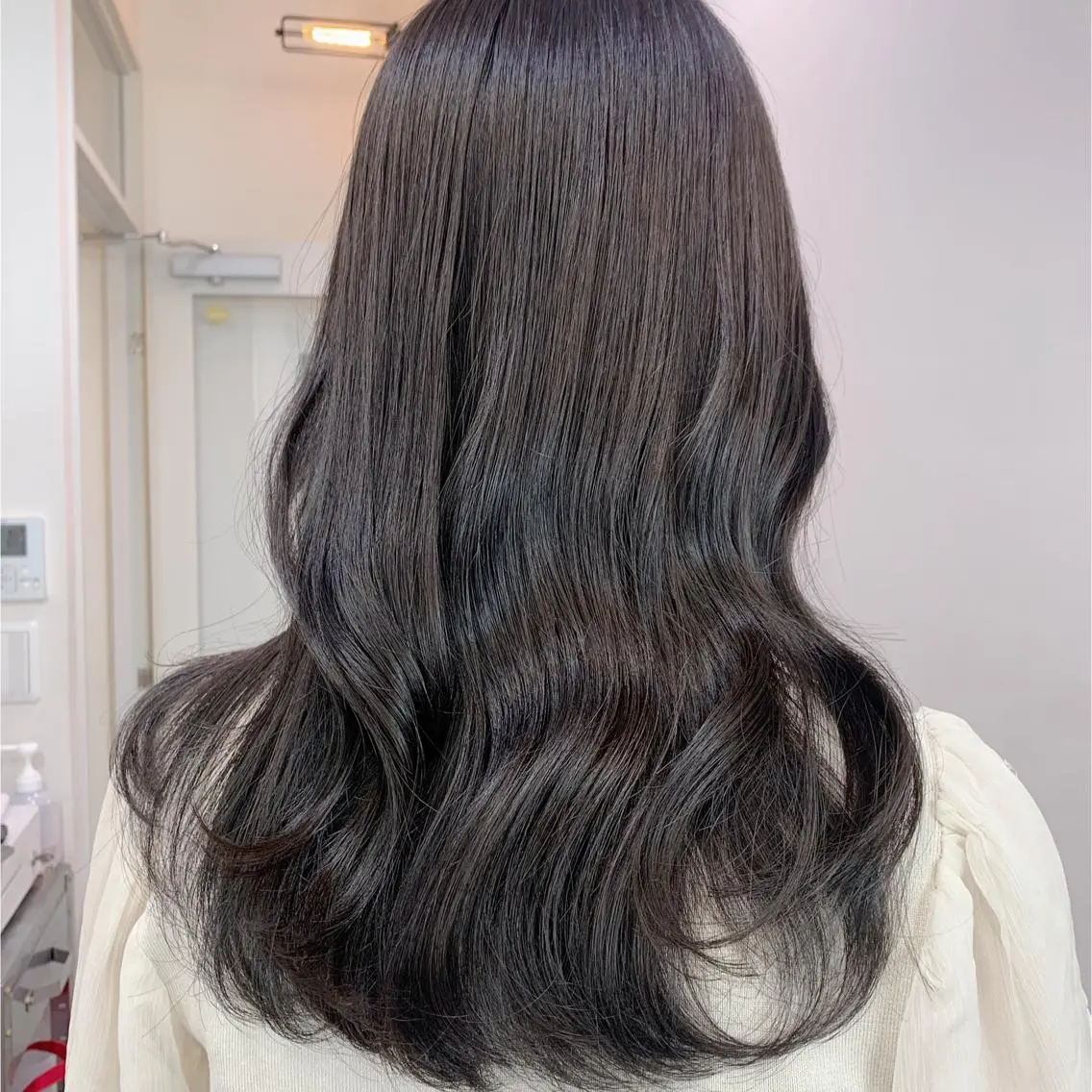 セミロング 髪質改善 縮毛矯正 トリートメント カット ヘアカラー トリートメント 髪質改善/縮毛矯正 🎀小林 唯 🎀のヘアスタイル