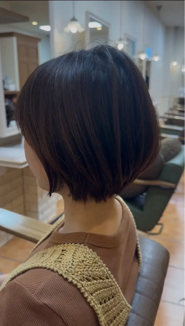 ショート カット ヘアカラー 奈良／富雄／生駒 ショート/川元裕範のヘアスタイル