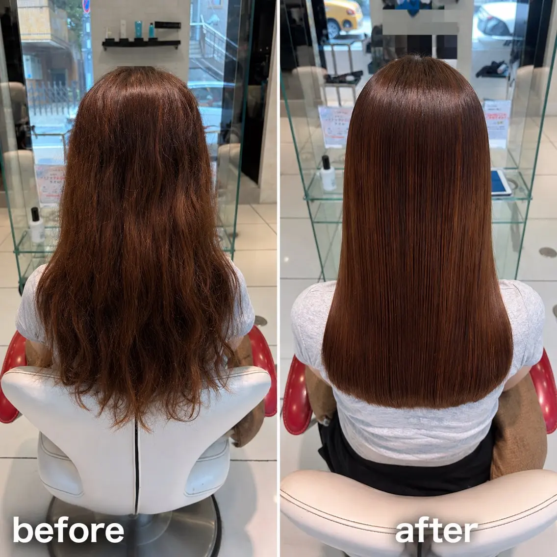 ロング 縮毛矯正 💈髪質改善特化💈 岡田 侑輝のヘアスタイル