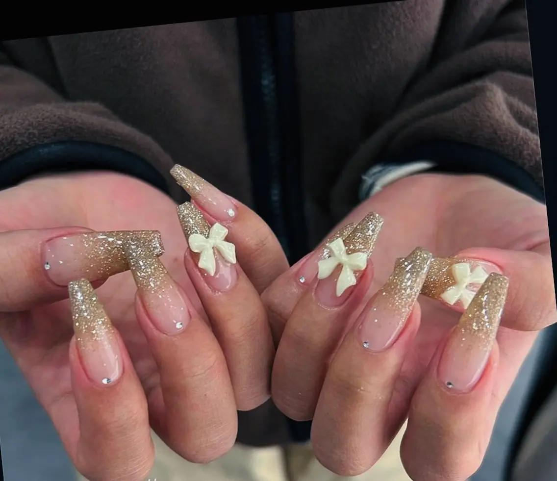 ネイル YumiNail 長さだし&ハンドケアのネイルデザイン
