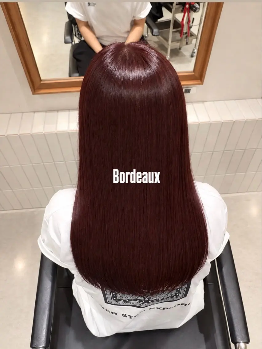ロング ヘアカラー SANO YUIのヘアスタイル