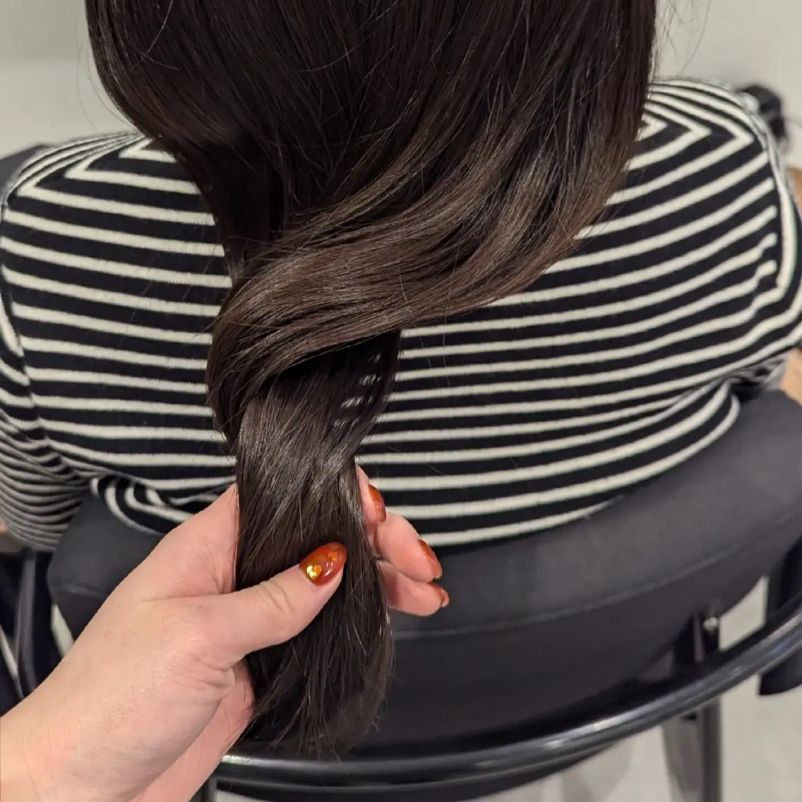 セミロング アッシュ ヘアカラー coin□ yukaのヘアスタイル