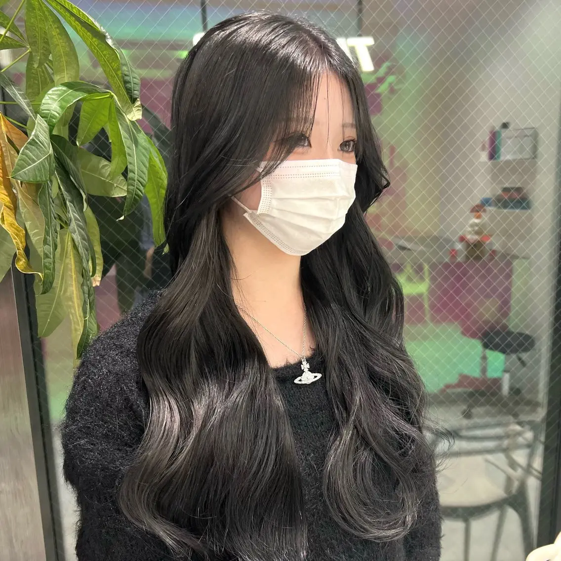 ロング カラー くびれヘア 韓国風ヘア KANAMI 🌏のヘアスタイル