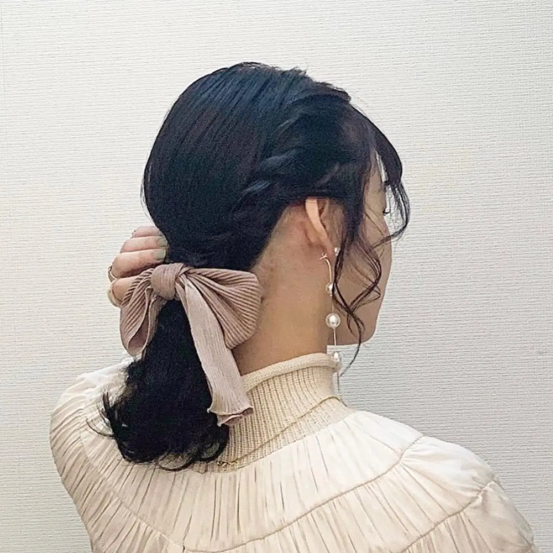 ヘアアレンジ レイヤー/ブリーチ/ 新宿/福元実希のヘアスタイル