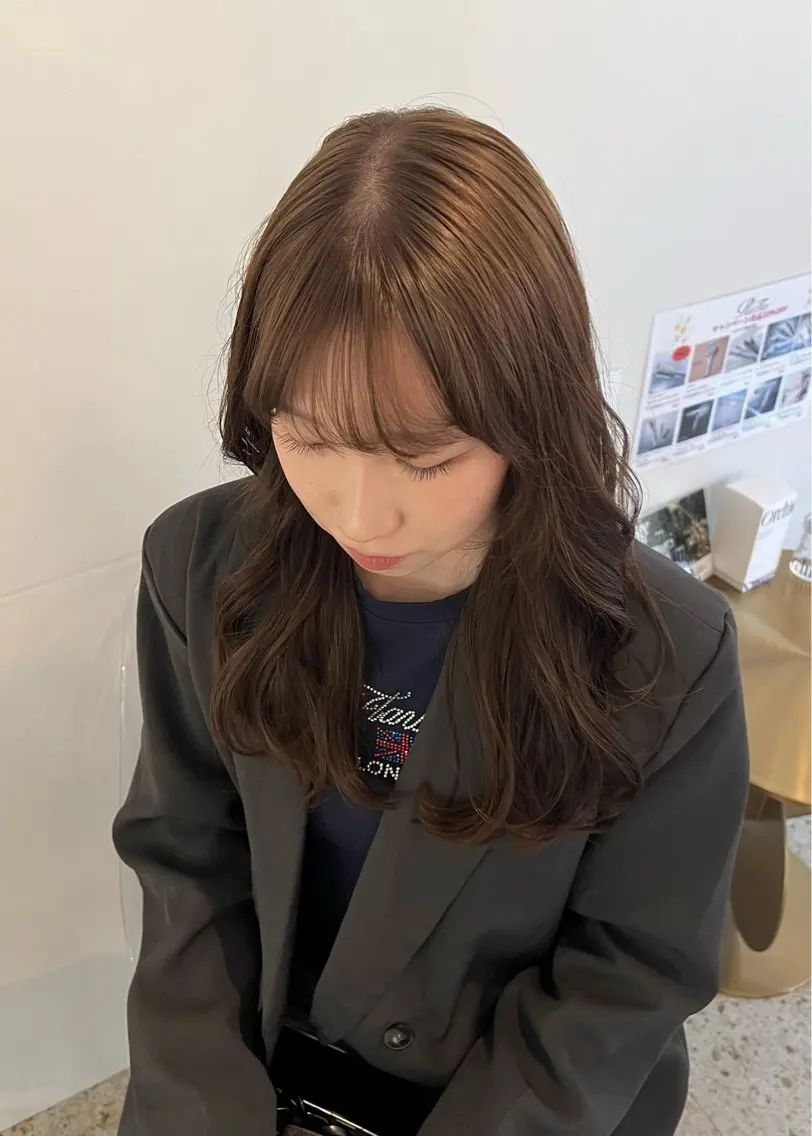 カラー+ナノバブルシャンプー付の写真