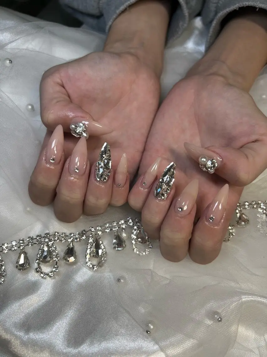 ネイル ロングネイル ハンドネイル nana nailのネイルデザイン