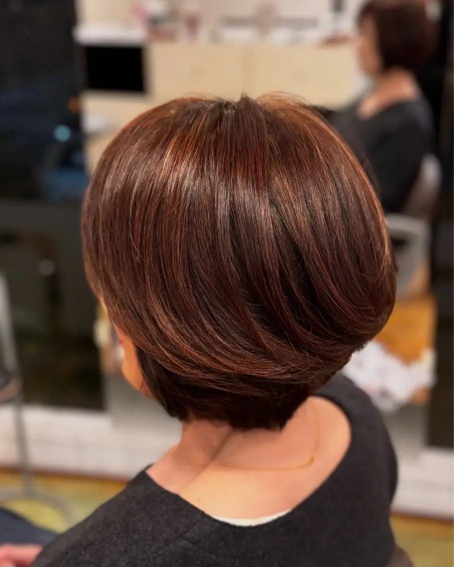 ミディアム カラー 吉永 一寿のヘアスタイル