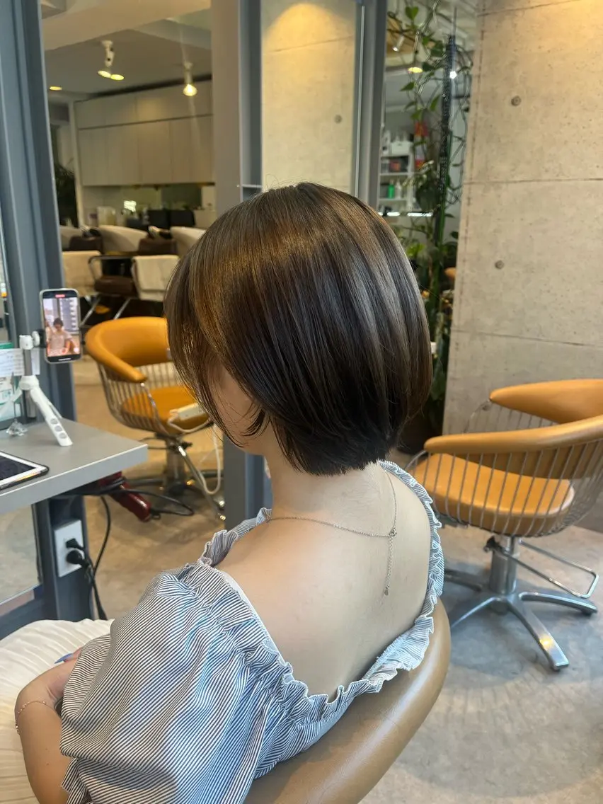 ショート カット うしだ かおるのヘアスタイル