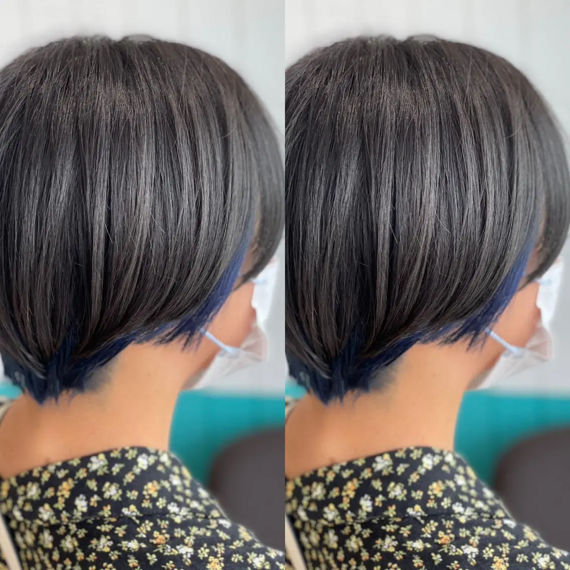 ショート カラー ブルーカラー ショートヘア Snaly カラー特化ページのヘアスタイル