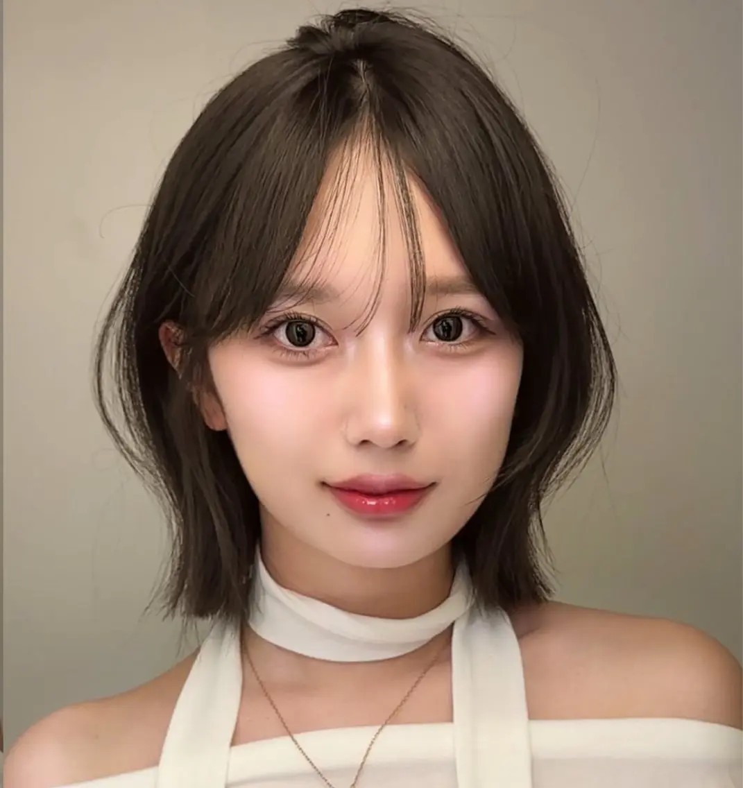 ショート ボブレイヤー ボブ 韓国風ヘア レイヤーカット juri / 韓国ヘアのヘアスタイル