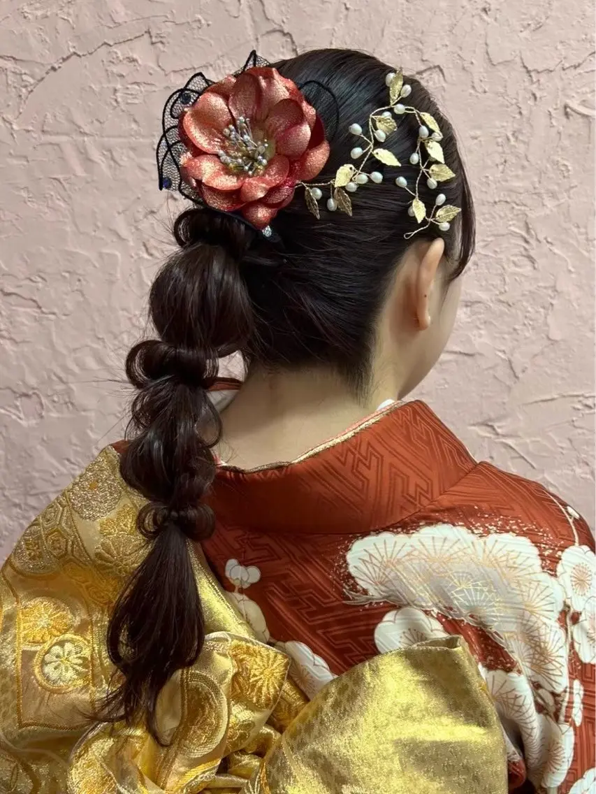 ロング 韓国レイヤー 🎀ダブルカラーのヘアスタイル
