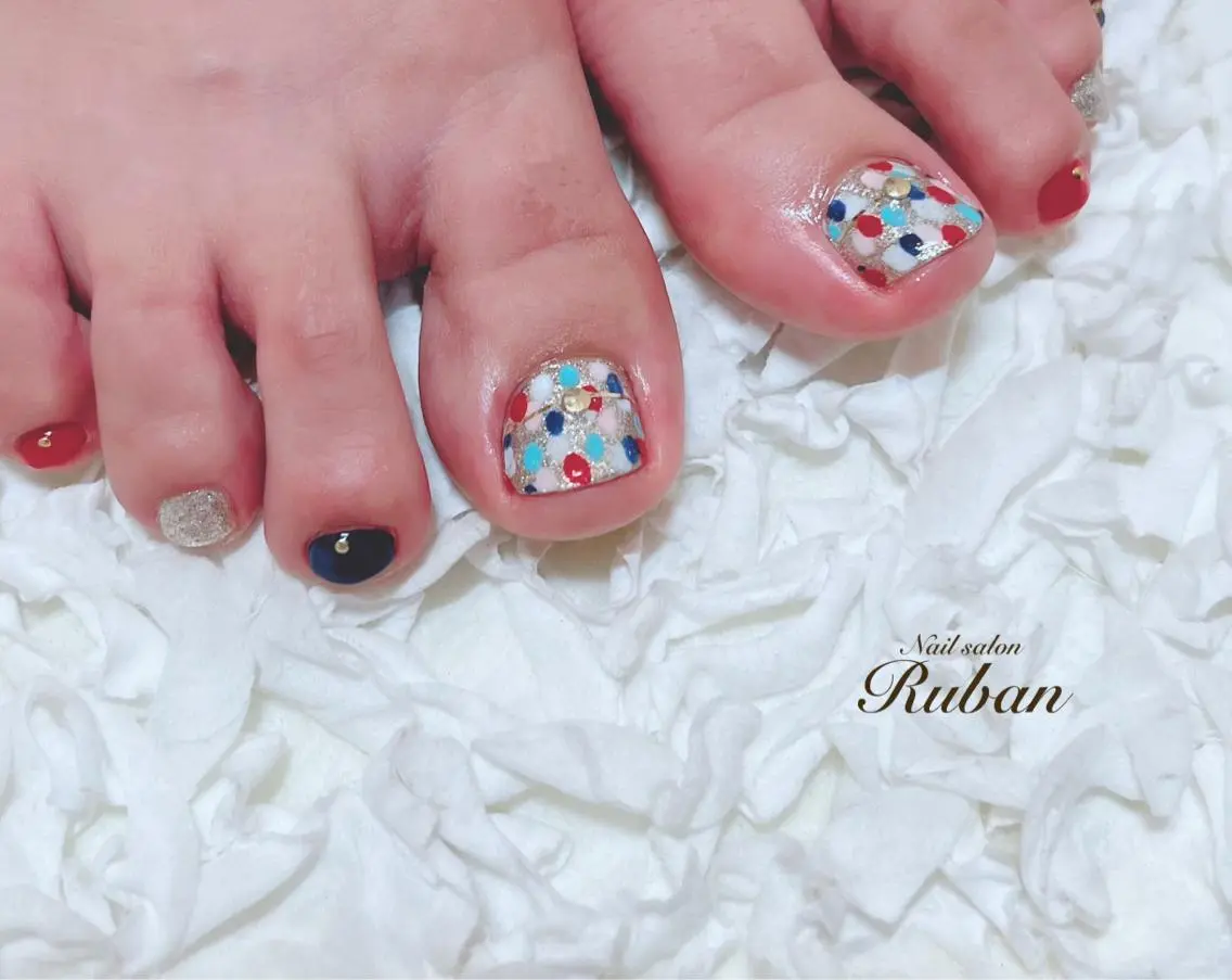 ネイル フットネイル Nail salon Rubanのネイルデザイン