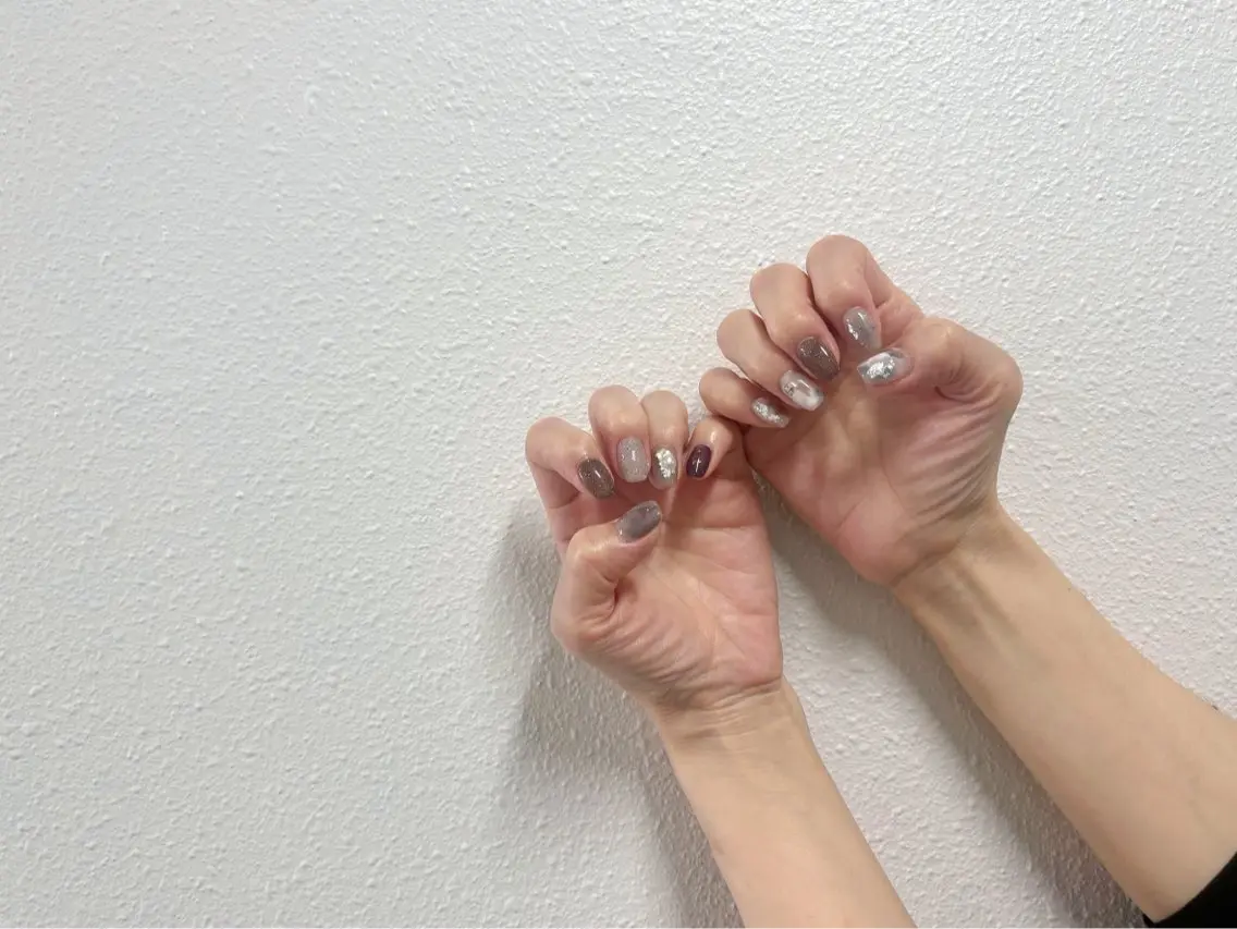 ネイル ニュアンスネイル nail room aru.のネイルデザイン