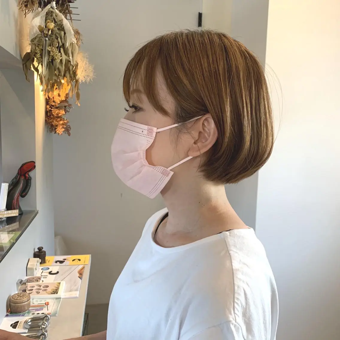 ショート カット 綿貫 美雪のヘアスタイル