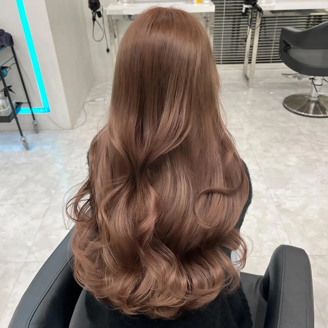 ロング カラー ヘアアレンジ ブリーチ 透明感カラー ブリーチなしカラー 髪質改善 レイヤーカット 🤍韓国ヘア特化 🤍力丸🤍のヘアスタイル