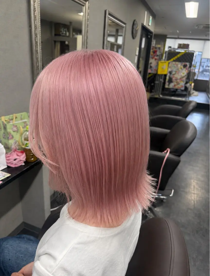 ショート カット ヘアカラー Tsgumi /京都/ハイトーンのヘアスタイル