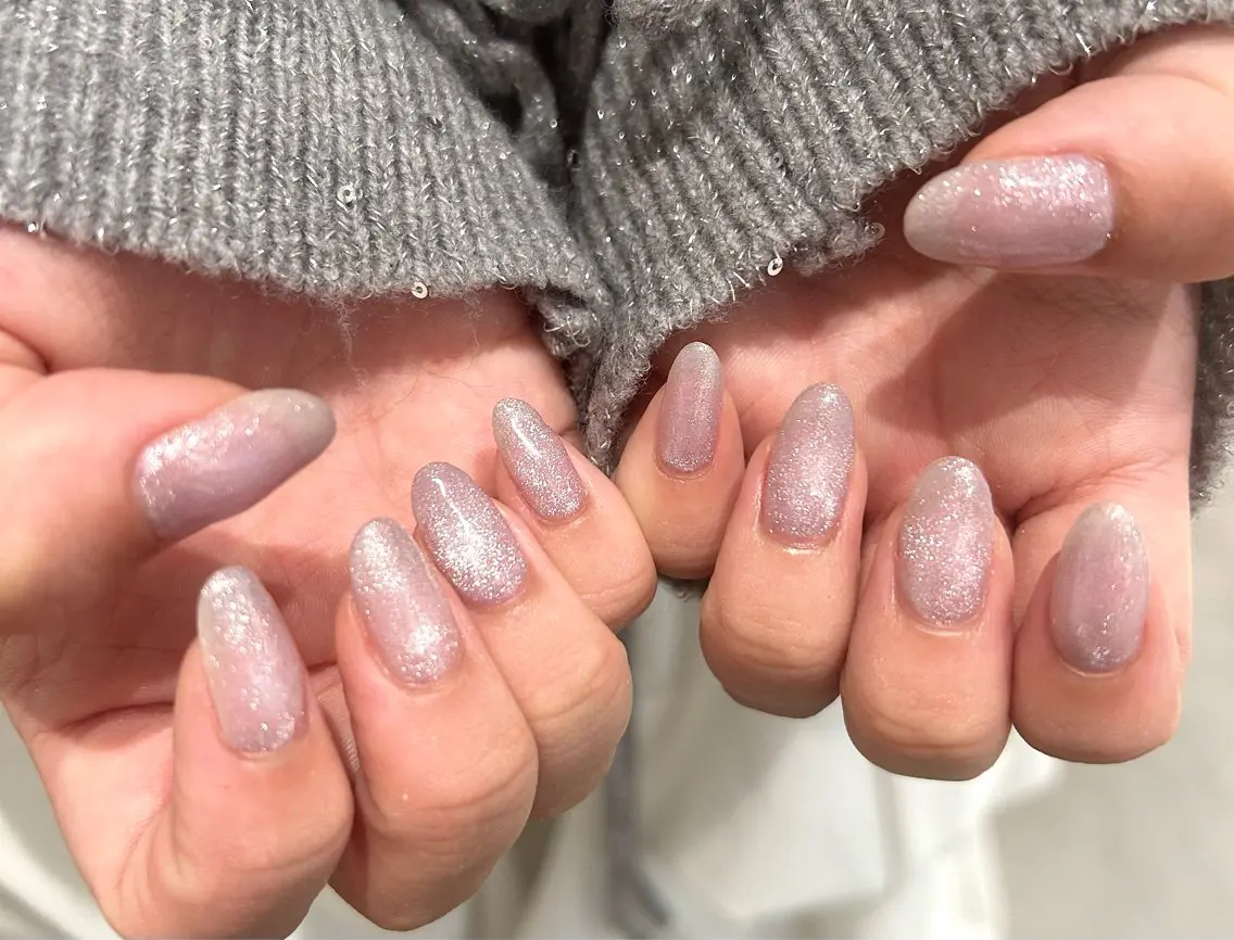 ネイル フラッシュネイル フラッシュマグ マグネットネイル ハンドネイル chamo YUIのネイルデザイン