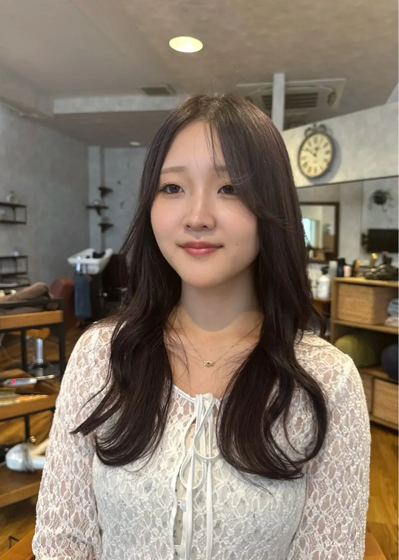 ロング ヘアカラー トリートメント CROCHE クロッシュのヘアスタイル