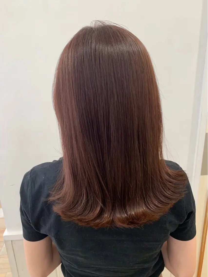 セミロング 韓国ヘア ‎⟡.·KANA🐥のヘアスタイル