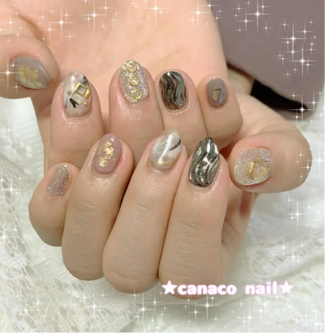ネイル アートネイル ジェルネイル マットネイル ニュアンスネイル パラジェル ハンドネイル ハンドケア ベテランネイル cnc nailのネイルデザイン