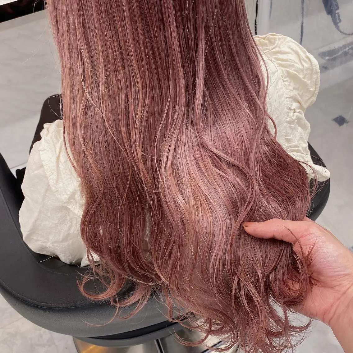 セミロング カラー 似合わせカット ヘアカラー トリートメント ヘッドスパ ヘアセット 髪質改善/縮毛矯正 /上野/EMILのヘアスタイル