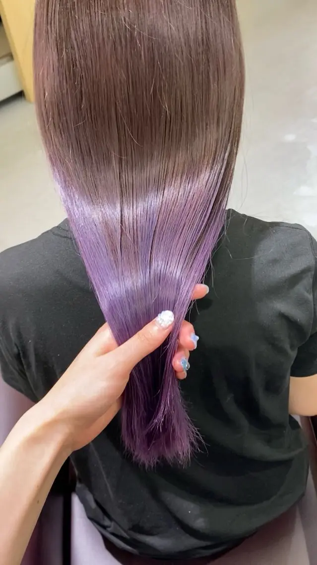 ロング ️🫧透明感カラー& 髪質改善🎀いさきのヘアスタイル