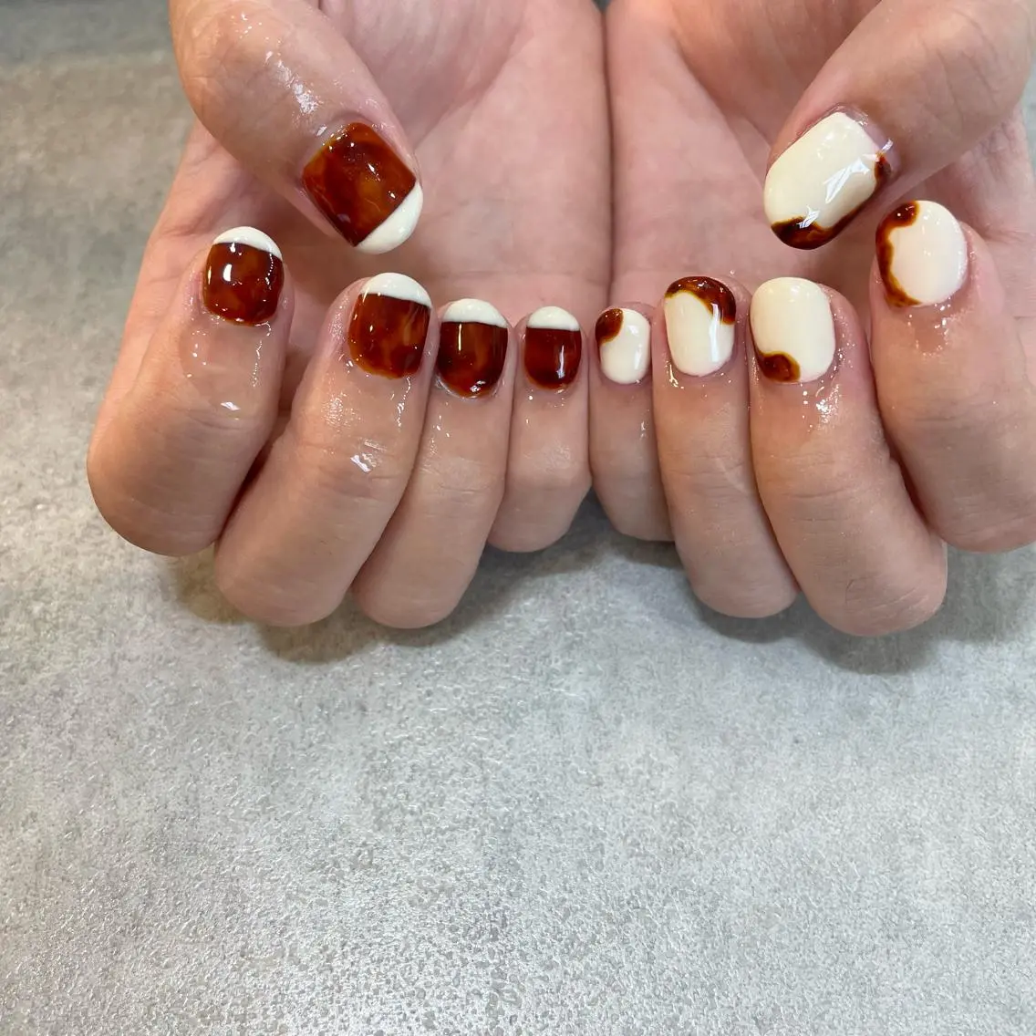 ネイル べっ甲ネイル Nail Salon Gummi.のネイルデザイン