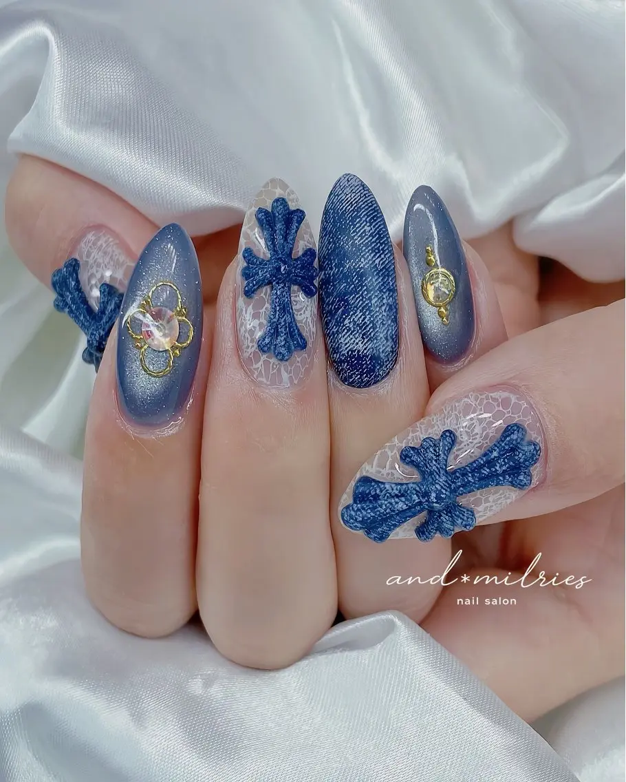 ネイル アートネイル 長さ出し ロングネイル and* milriesのネイルデザイン