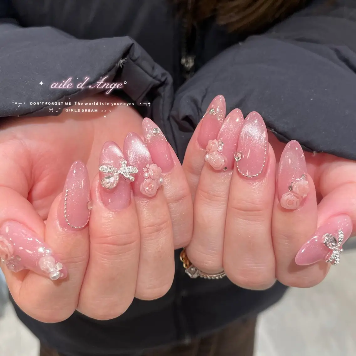 ネイル マグネットネイル ハンドネイル フットネイル ailed'Ange 🍒miuのネイルデザイン