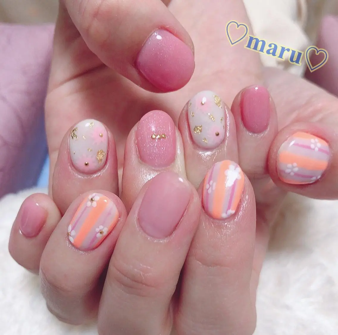 ネイル ハンドネイル フットネイル まるみ ♡のその他イメージ