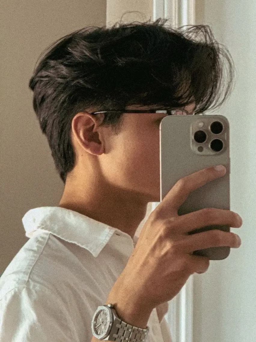 ミディアム メンズ メンズカット 宗像 快歩のヘアスタイル