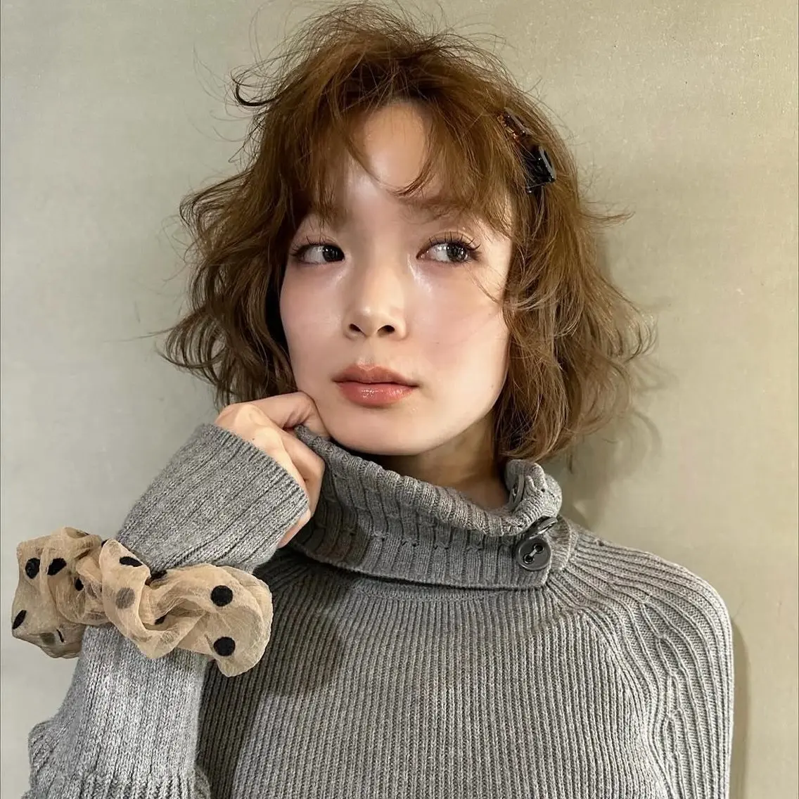 ショート カラー ヘアアレンジ MIYU/ケアブリ ーチカラー／デザインのヘアスタイル