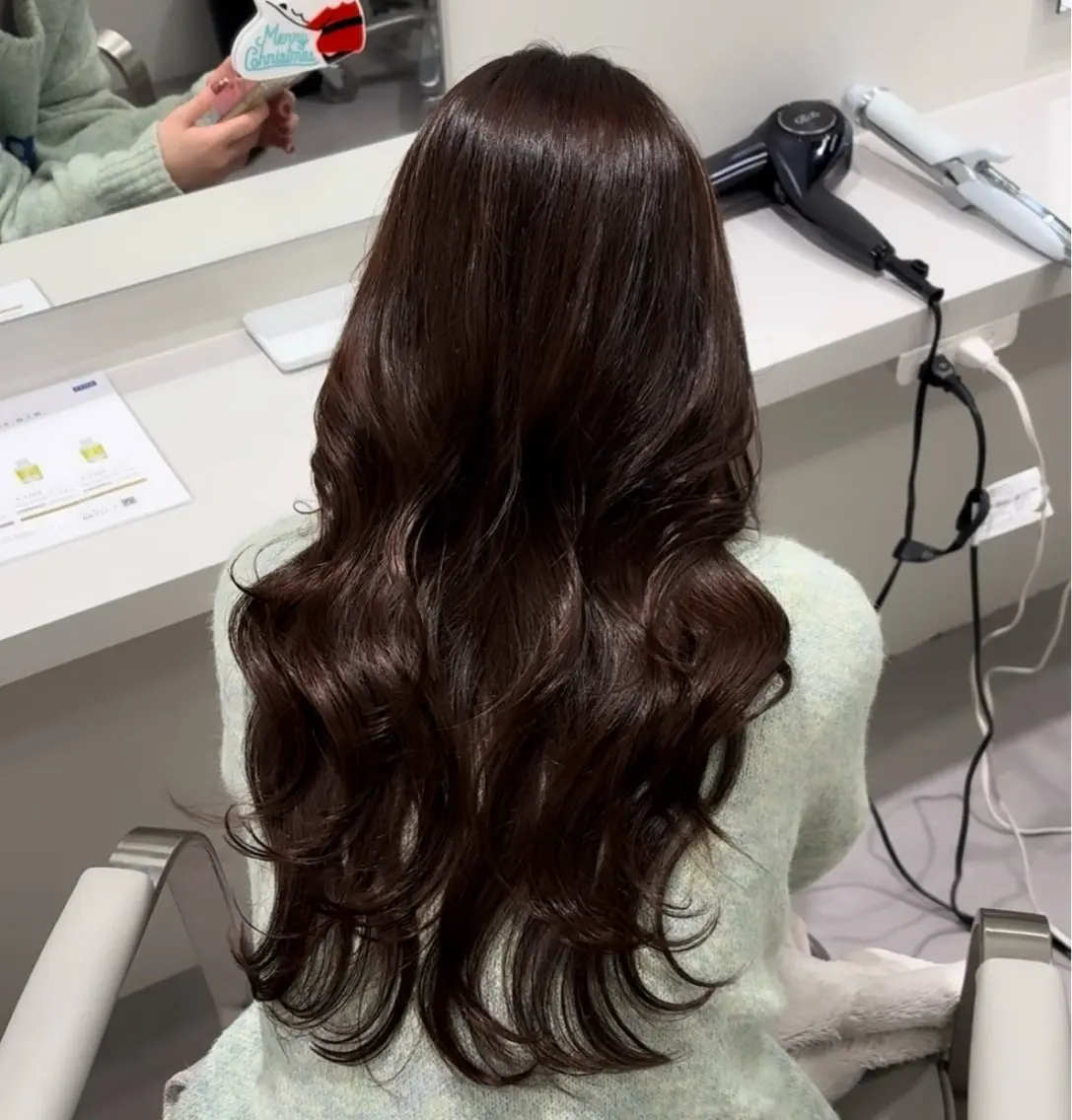 カラー ブラウンカラー ショコラブラウン カット ヘアカラー トリートメント 加藤 麻夢のヘアスタイル