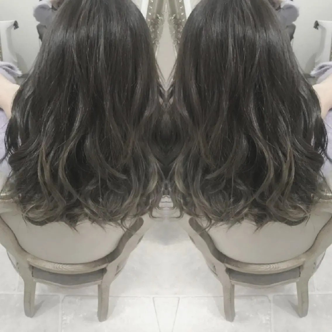 ロング ヘアアレンジ カラー パーマ See by merの眉毛・アイブロウイメージ