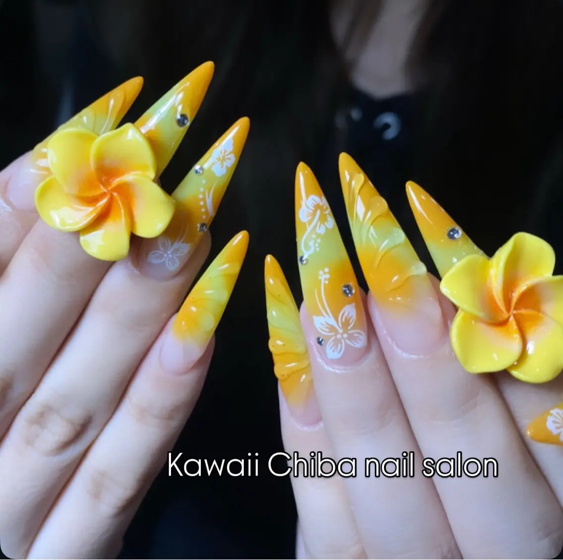 ネイル 長さ出し フレンチネイル ジェルネイル ガーリー 韓国ネイル Kawaii Chiba nailのネイルデザイン