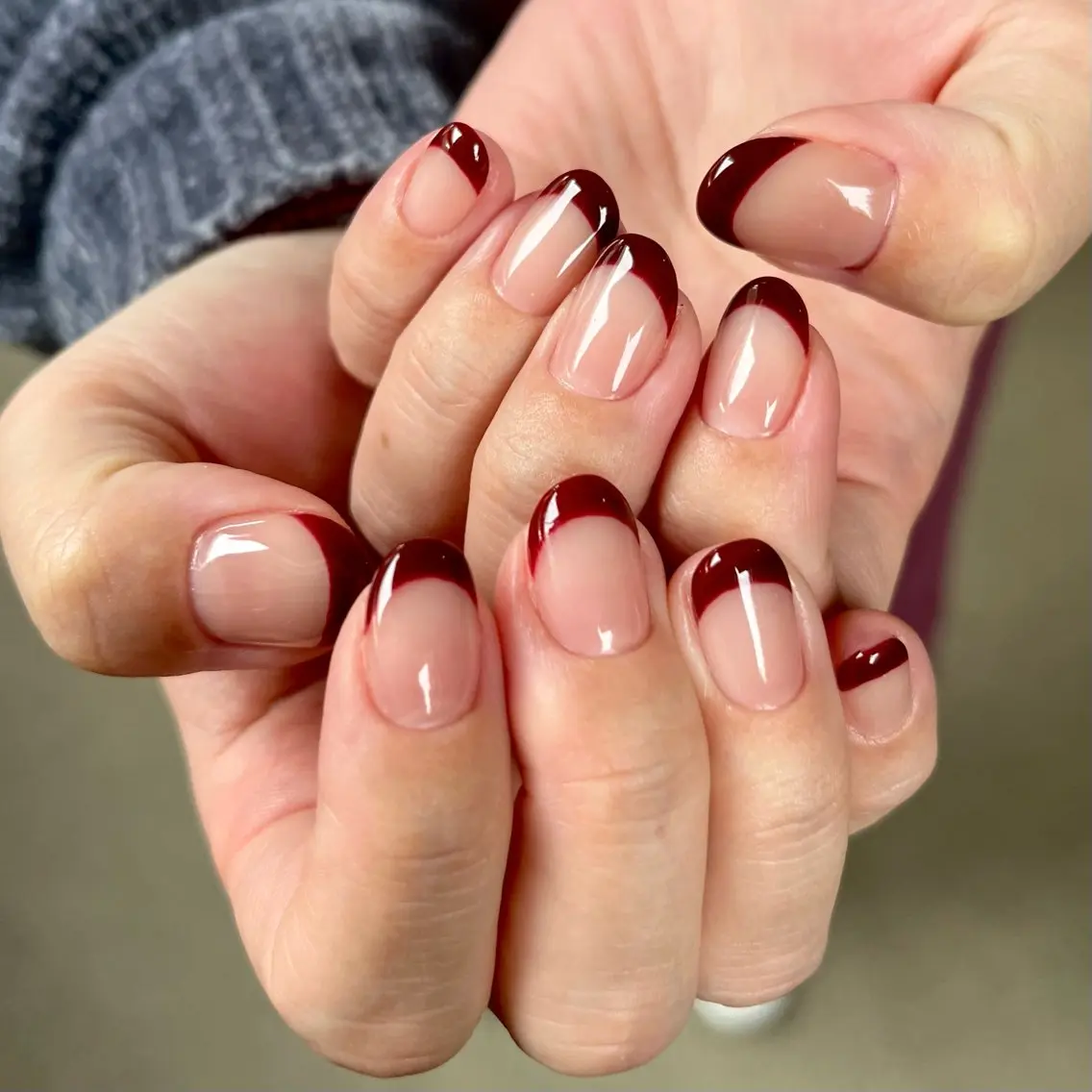 ネイル グリーン ハンドネイル vegh. nail/阿波座のネイルデザイン