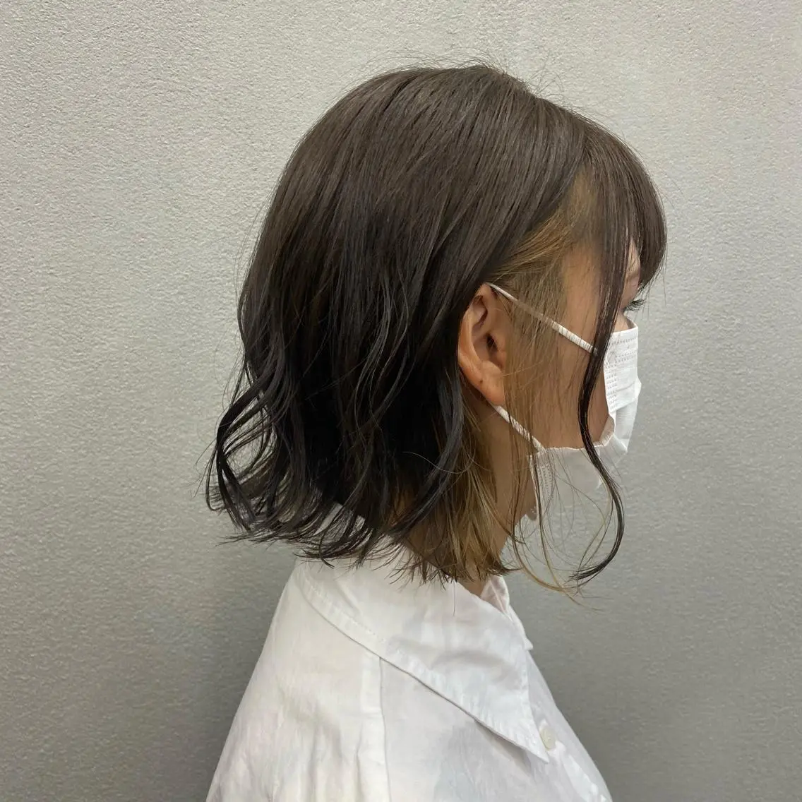 ショート カラー インナーカラー ショートヘア N/デザインカラー 🌿ナギのヘアスタイル
