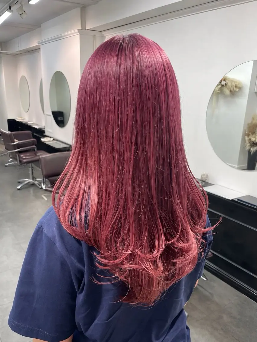 ミディアム ヘアカラー 野町好花 レイヤー/髪質改善のヘアスタイル