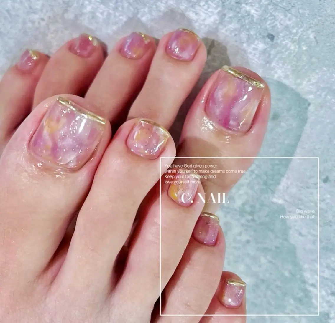 ネイル フットネイル C.Nail &Eyeのネイルデザイン