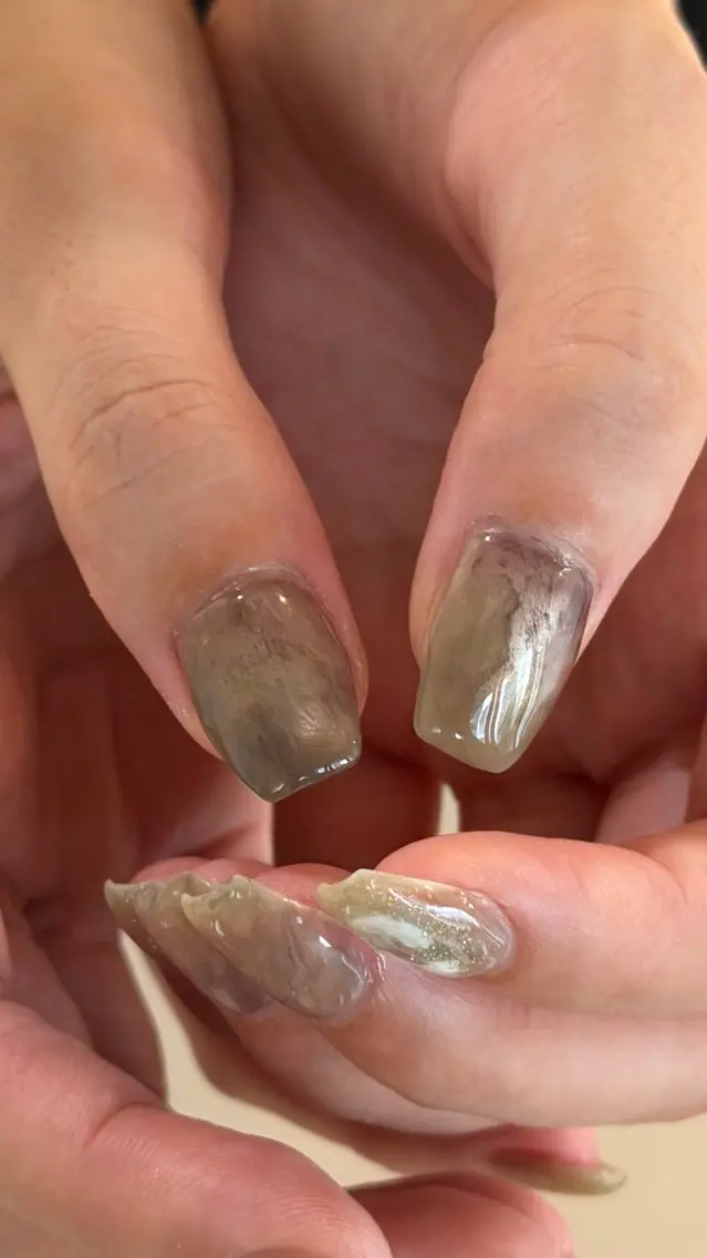 ネイル ニュアンスネイル ハンドネイル nail salon linoのネイルデザイン
