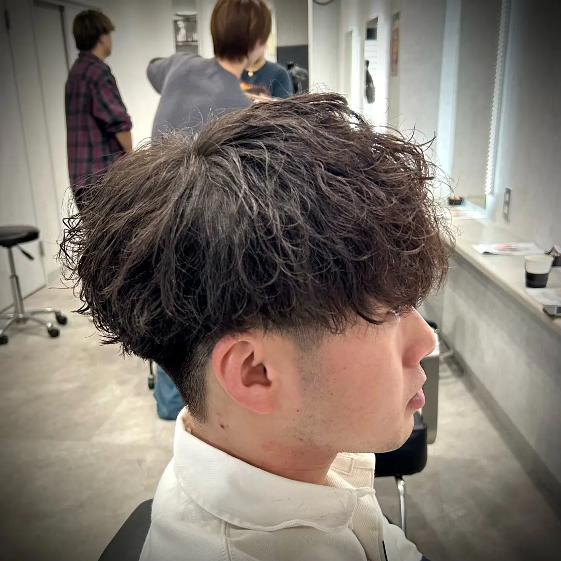 メンズ マッシュ カット パーマ 🔥EDEN春日部パ ーマ特化SHOTAのヘアスタイル