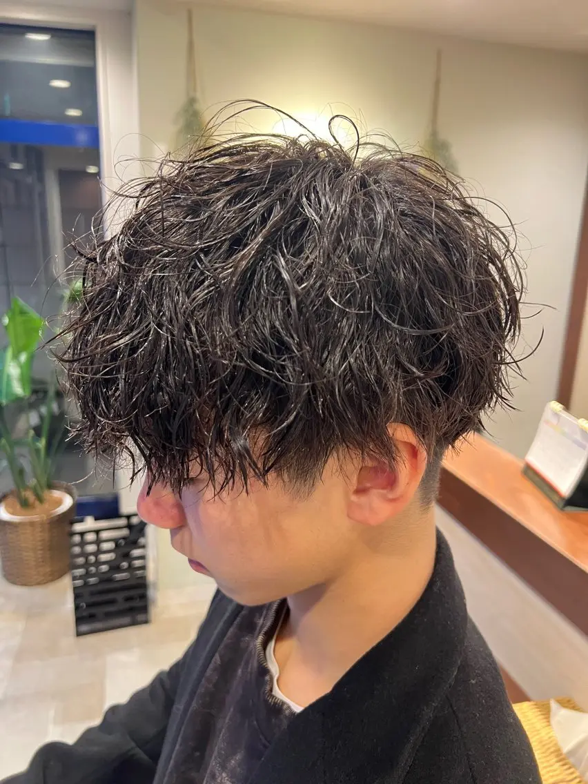 ショート メンズ パーマ/縮毛矯正/ 店長 ・村田伊吹のヘアスタイル