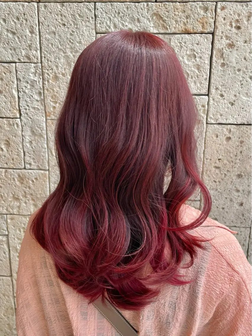 ミディアム カット ヘアカラー 木村 一葵のヘアスタイル